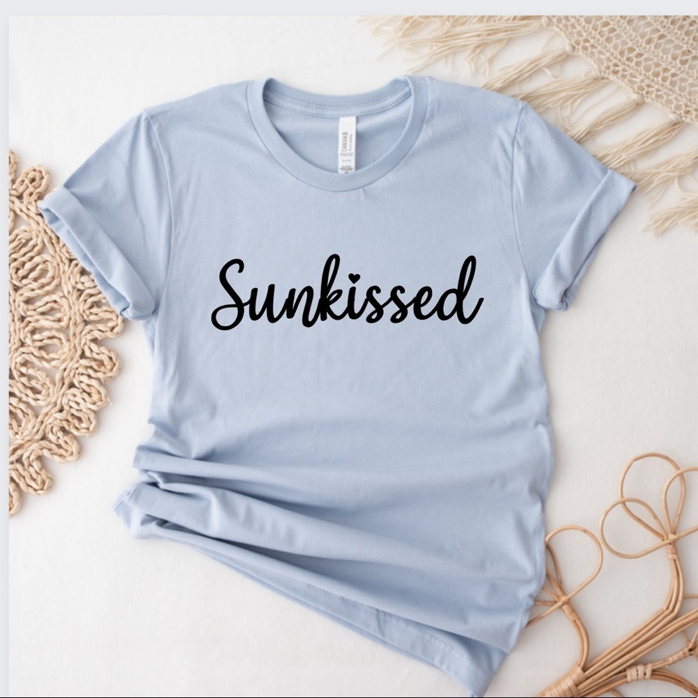 Sunkissed Summer Graphic Unisex Crew Neck Tee Shirt S-5X